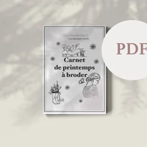 motifs de broderie printaniers