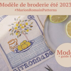 modèle de broderie Citronnade